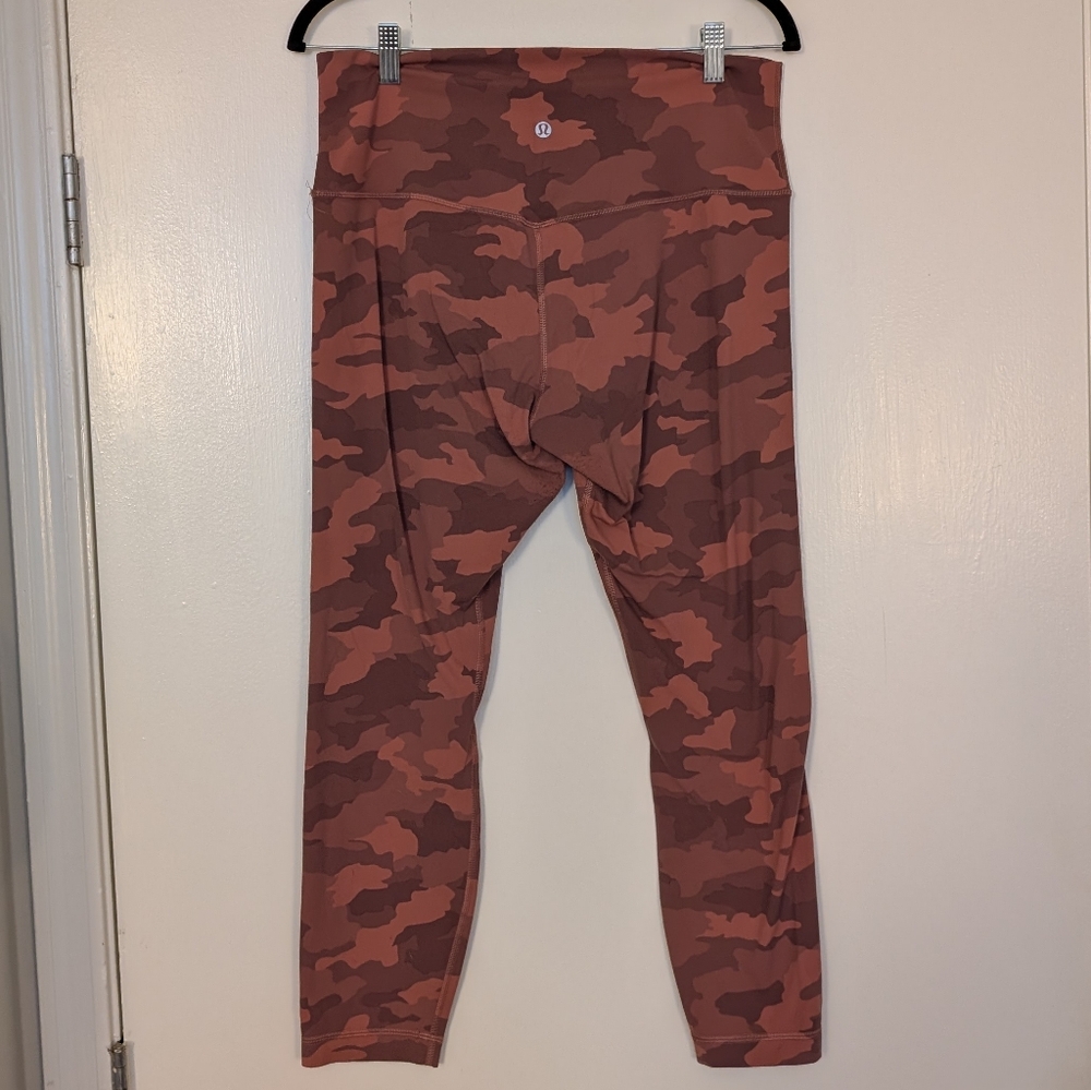 Lululemon Align Legging 25" Pink Camo sz 12